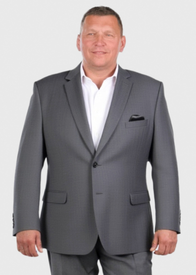 Tian Lielo izmēru tumši pelēka žakete