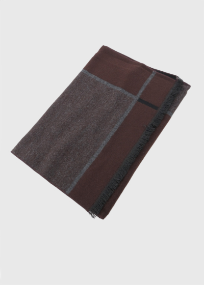Serdar brown men's scarf 