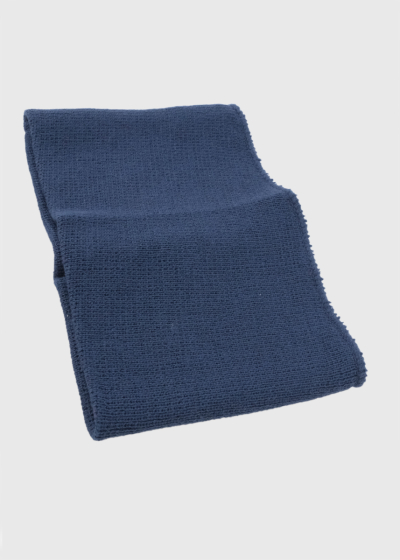 Sim dark blue one color scarf 