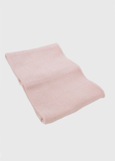 Sim light pink one color scarf 