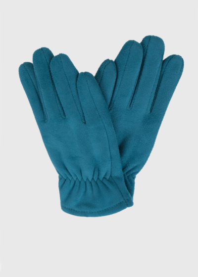 Sasha turquoise warm gloves