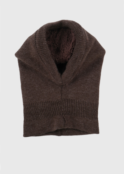 Sally коричневая теплая балаклава