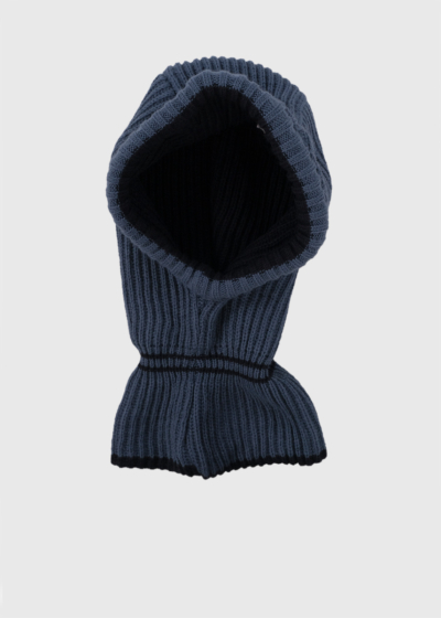 Nairi dark blue knitted balaclava