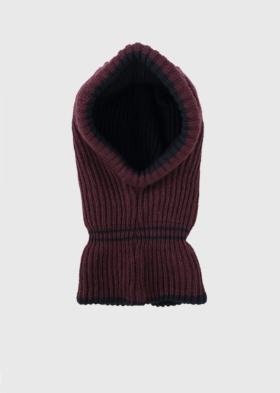 Nairi bordo knitted balaclava