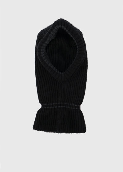 Nairi black knitted balaclava