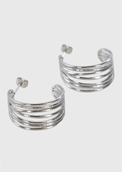 Madi sudraba krāsas auskari 