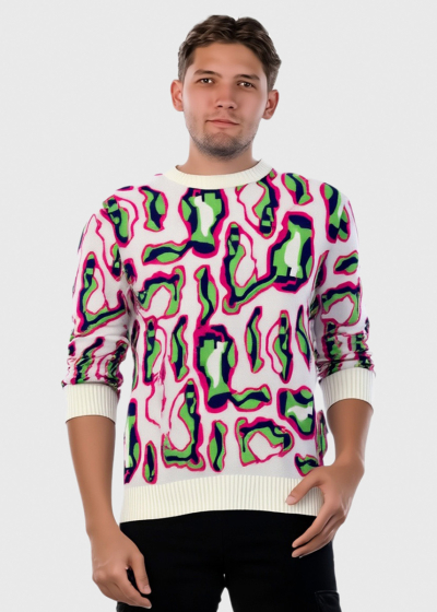 Maxim men's sweater in print