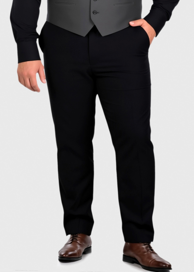 Mark black men's pants with pockets