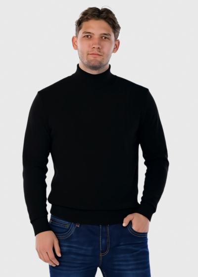 Mido black men's turtleneck