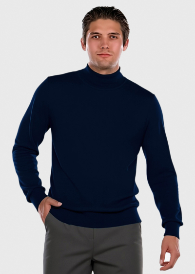Mido dark blue men's turtleneck