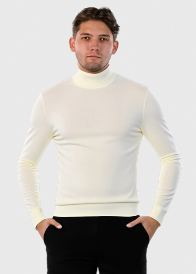 Mido white men's turtleneck