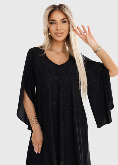 Eleanor black evening dress