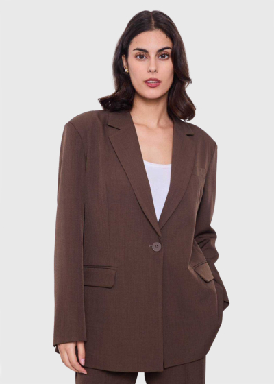 Em brown women's blazer