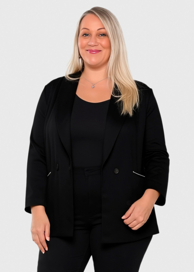 Gaby Plus Size black women's blazer
