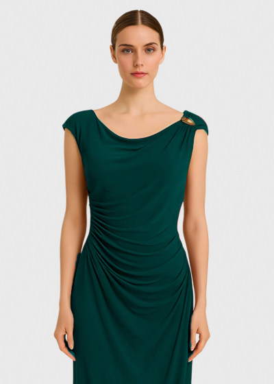 Ginny green evening dress