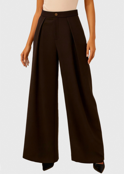 Jes brown wide leg pants