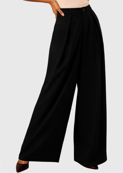 Jes black wide leg pants