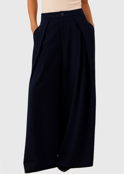 Jes dark blue wide leg pants