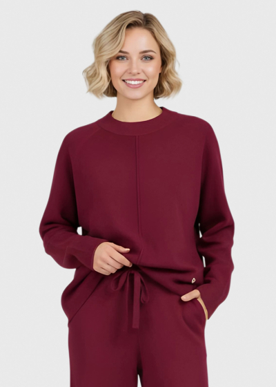 Joc red women's suit