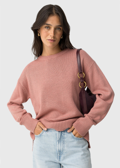 Pink womens sweater