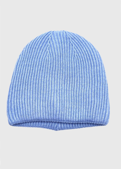 Zeyna light blue knitted hat