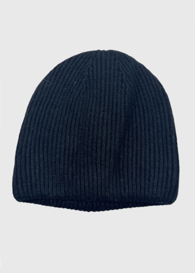 Zeyna black knitted hat