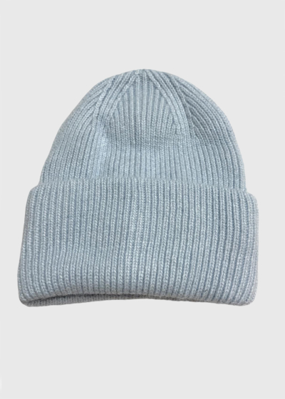 Kitty light blue knitted hat