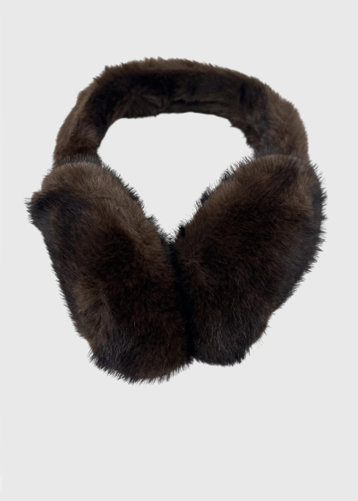 Kimberly brown warm earmuffs