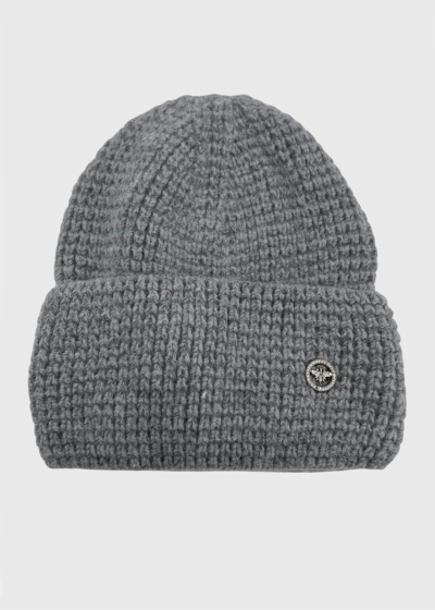 Lauren grey knitted hat