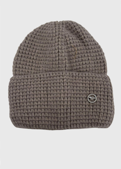 Lauren brown knitted hat