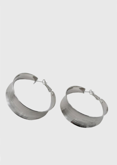 Lori silver-colored earrings