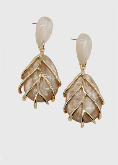 Lil beige women's earrings