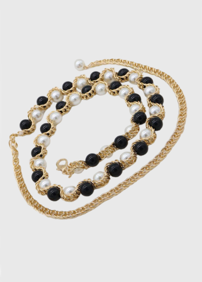 Lilibeth women's belt with pearls