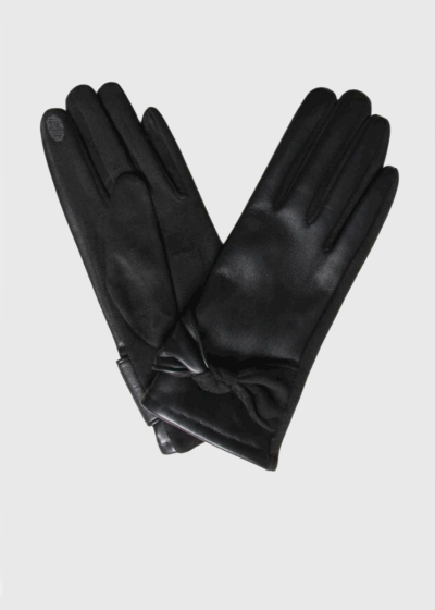 Lin black women's gloves
