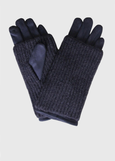 Liss dark blue warm gloves