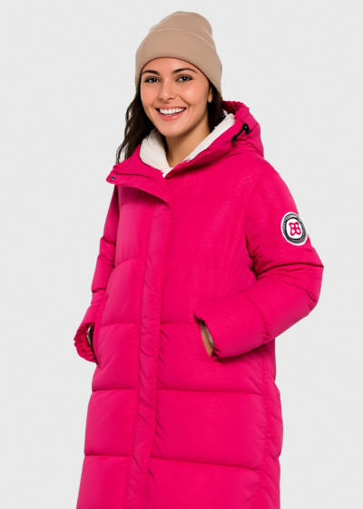 Catalina pink elongated women's jacket 