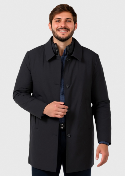 Loic black jacket with buttons