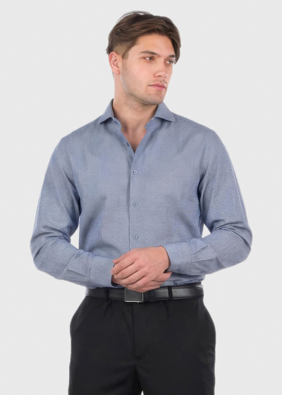 Lars blue long sleeve shirt 