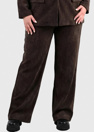 Lou Plus Size brown pants