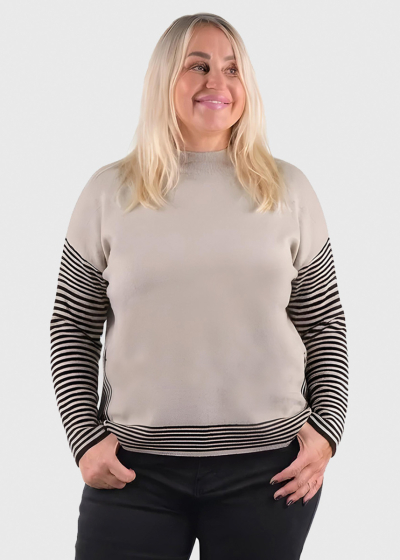 Maddy beige women's sweater
