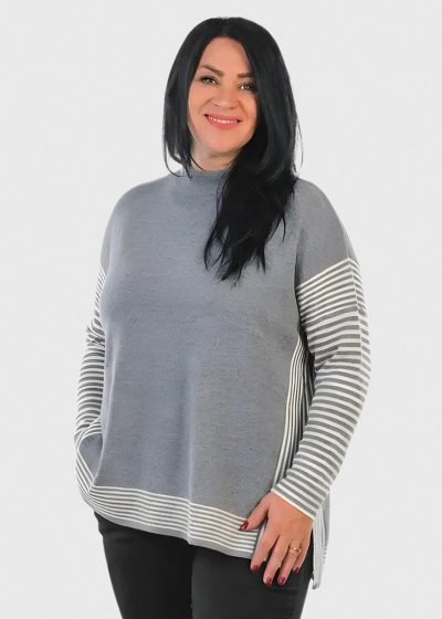 Maddy grey women's sweater