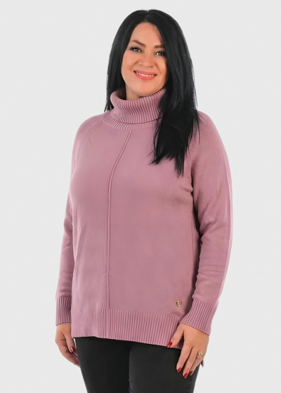 Joa pink high neck sweater
