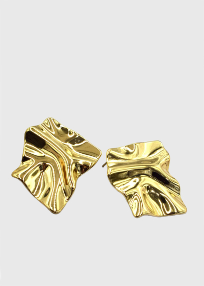 Zephyra gold-colored earrings