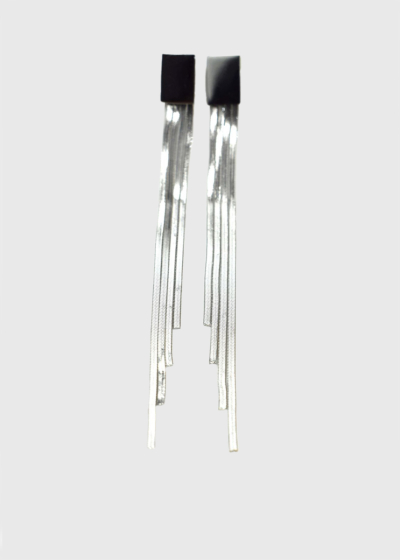 Vivian silver-colored earrings