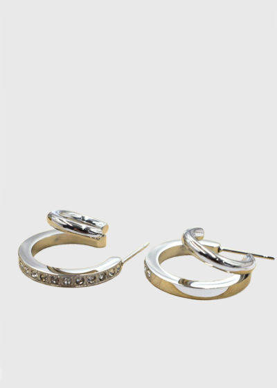 Vanessa silver-colored earrings