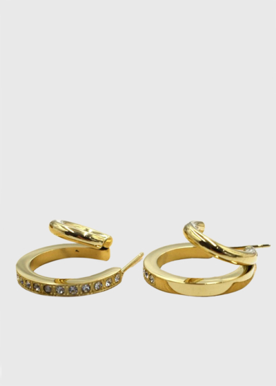 Vanessa gold-colored earrings