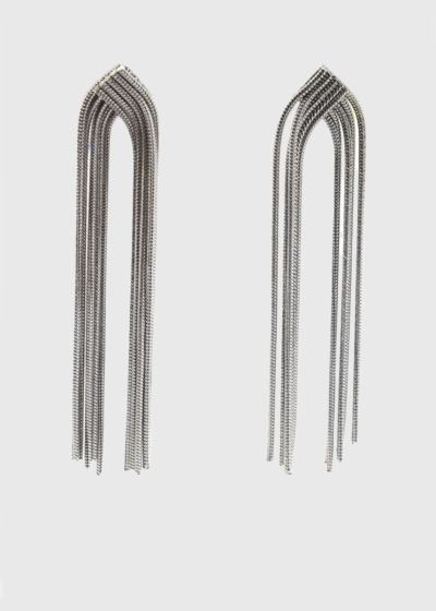 Margaret silver-colored earrings