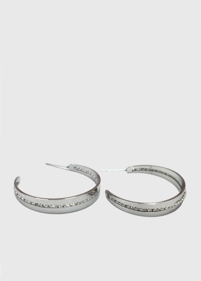 Peggy silver-colored earrings