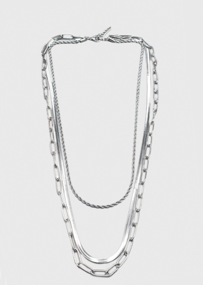 Meg silver-colored necklace 
