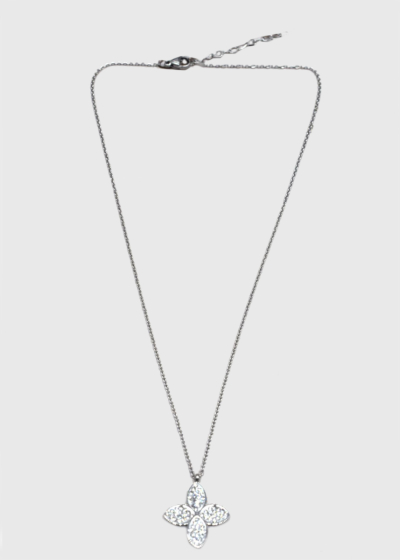 Marilyn silver-colored necklace with crystals